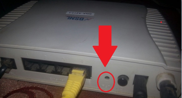How to Reset BSNL Modem to Factory Default Settings